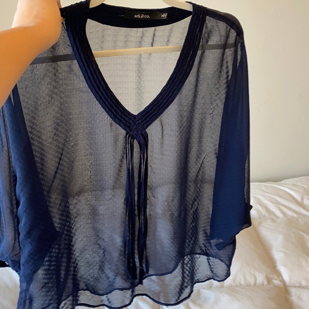 Navy Blouse